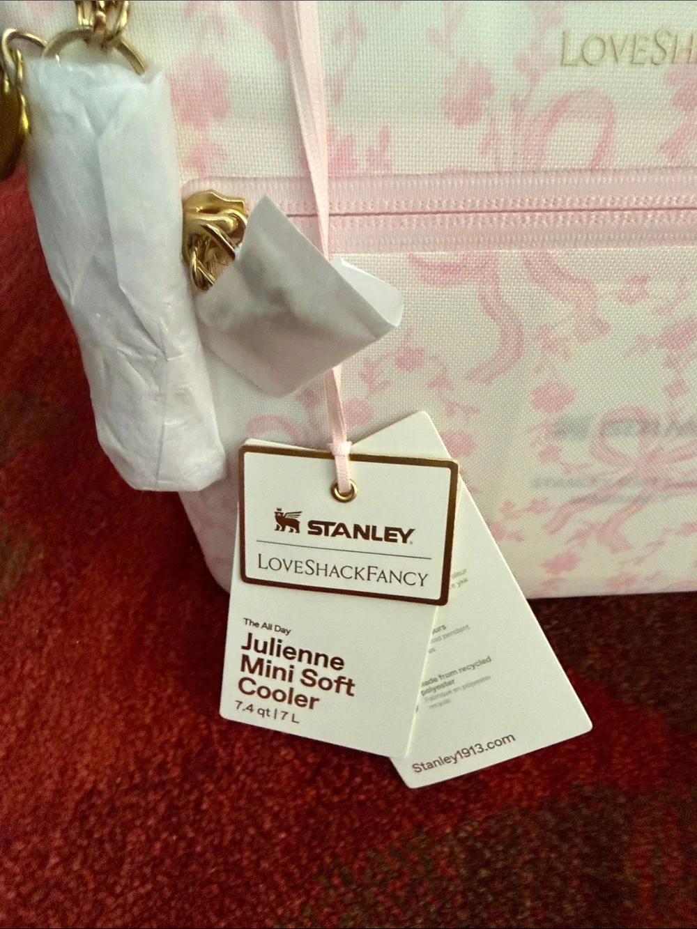 Stanley Pale Pink Floral Bow 7 L lunch box - Picture 2 of 4